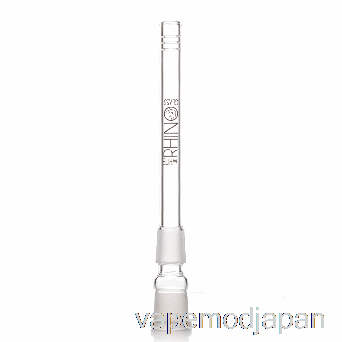 VAPE ジャパン ホワイト ライノ 19/19 ガラス ダウンステム 6 インチ